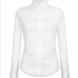 Anne fontaine classic white blouse